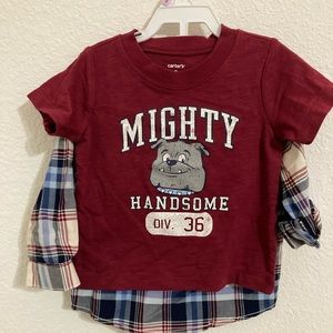 Baby boy shirt and t-shirt set
